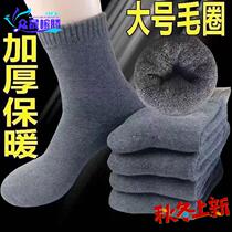 Socks Mens Socks Extra Thick Warm Wool Socks Winter Stockings Cold Area Must-Have Cold Protection Extra Thick Terry Socks for Autumn and Winter