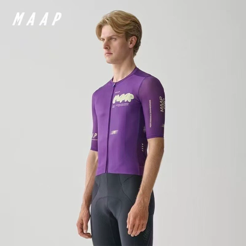 MAAP Мужская гоночная майка Evade Pro Base Jersey с короткими рукавами, дышащая, впитывающая пот, защита от солнца