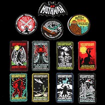 Pins Jeans Backpack Decals Personality Creative Cartoon Monster Decorative Sticker Embroidery Sticker Embroidery Cloth