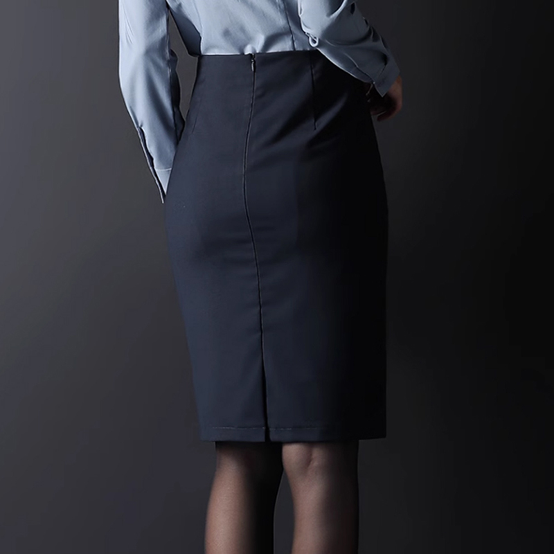 Black Skirt for Women, Spring and Summer New Style, Mid-Length Slit Pencil Skirt, Suit Skirt, High-Waisted Work Skirt
