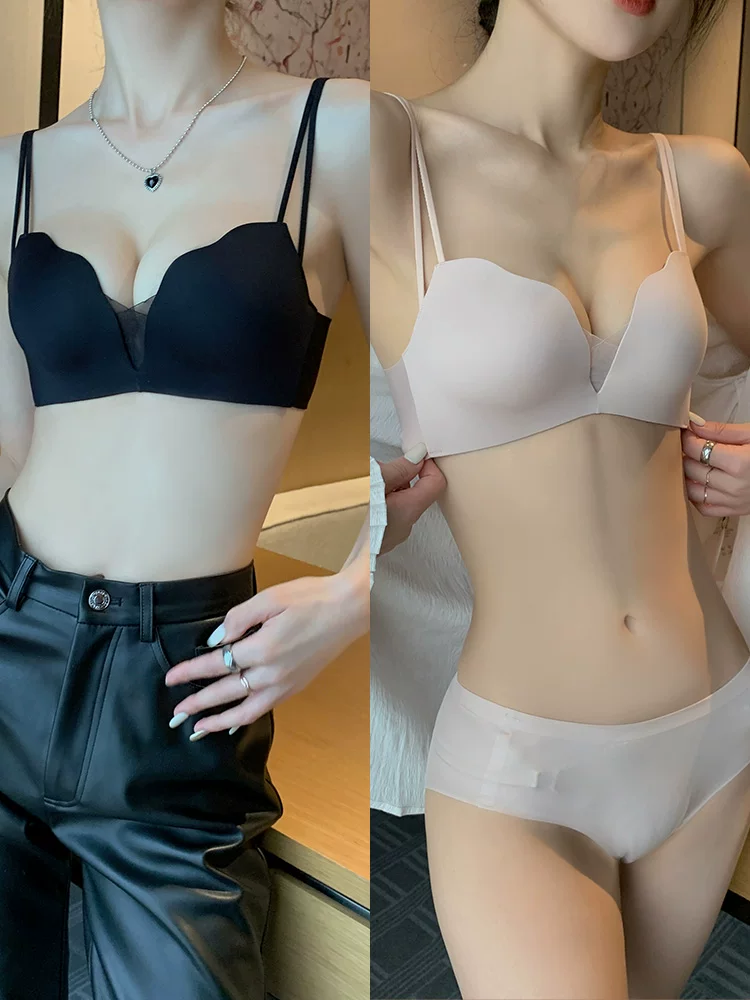 Push up bra, wireless bra, supporting underwear, style