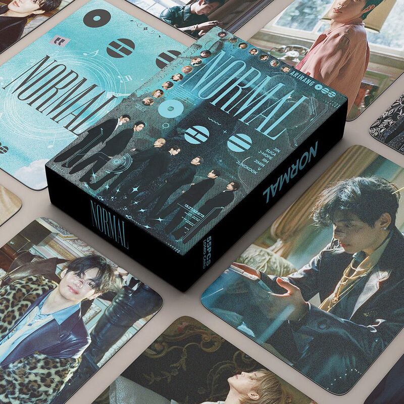 55 Bts Photocard Jin Taehyung and Jungkook New Album Normal Merchandise Self-Printed Support Lomo Cards