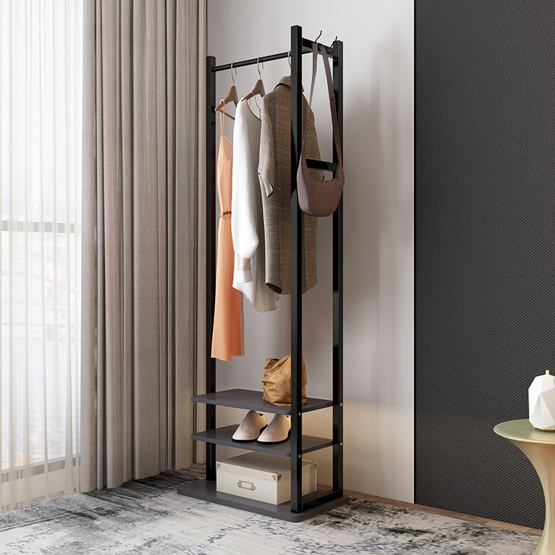 Simple Nordic coat rack household clothes hanger floor hanger bedroom simple modern cloakroom hanging clothes rack