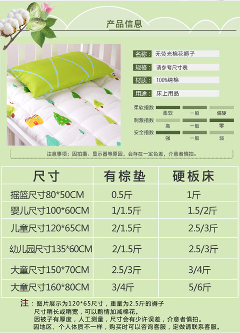 Nệm trẻ em tùy chỉnh được chăm sóc cũi cotton dày cạp 褥 pad bông trẻ em nguyên chất là mùa thu và mùa đông - Nệm nệm cao cấp