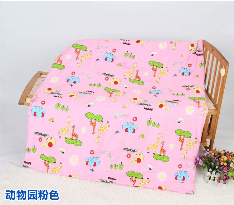 Mẫu giáo chăn ba mảnh cotton trẻ em bộ đồ giường cotton lõi tùy chỉnh phim hoạt hình nap bộ đồ giường gói