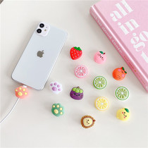 Huawei data cable protection sleeve Apple 11 Xiaomi oppo charging cable bite line cute vivo anti-break