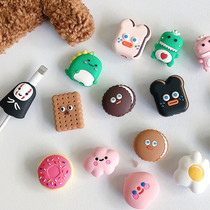 Apple xr data cable protective cover Huawei vivo Xiaomi opo mobile phone charging cable bite line anti-break cute