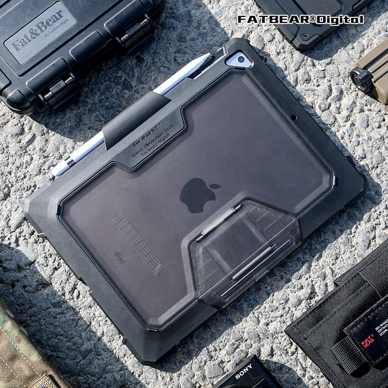 Fat Bear Tactical Anti-fall Applicable Apple iPad 2018 2017 Air 2 Pro 9 7 Protective Cover Shell