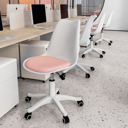 Computer Chair, Comfortable for Long Sitting, Staff Chair, Swivel Chair, Home Use, Universal Wheel Seat, Gaming Chair, Dormitory Adjustable Office Chair