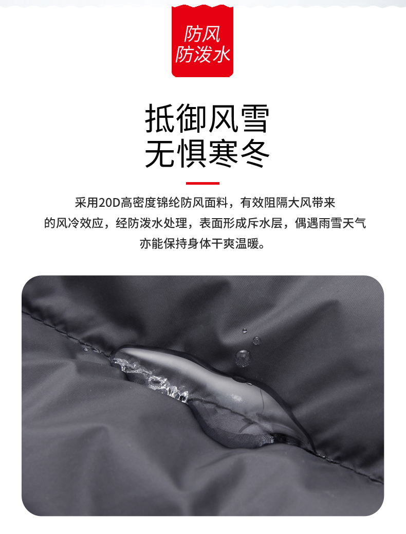 君羽 800蓬90%鹅绒 男女羽绒马甲 图6