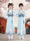 儿童汉服男童国学演出服中国风日常套装超仙小孩女童古装夏季薄款