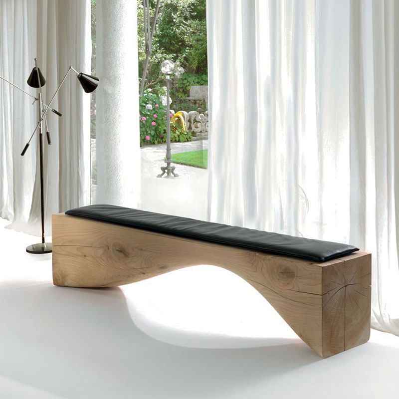 Solid wood changing shoe stool log log room trial stool showcasing bench minimal art of bench