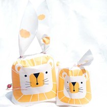 Gift packaging bag June 1 Childrens Day simple ins Candy snack storage bag Rabbit ear plastic bag