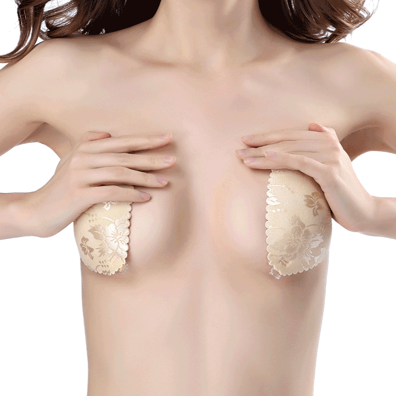 YOUSOOTH dán ngực áo cưới tập hợp ren silicone trắng thoáng khí trên núm vú cô dâu nubra vô hình đồ lót nữ