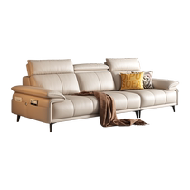 Dipu DYP-B1002 leather sofa Italian minimalist light luxury first layer cowhide modern simple leather sofa