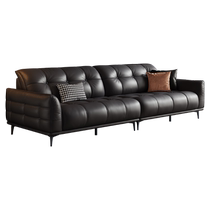 Dipu DYP-C1004 genuine leather sofa first layer cowhide living room modern simple retro straight row leather art sofa