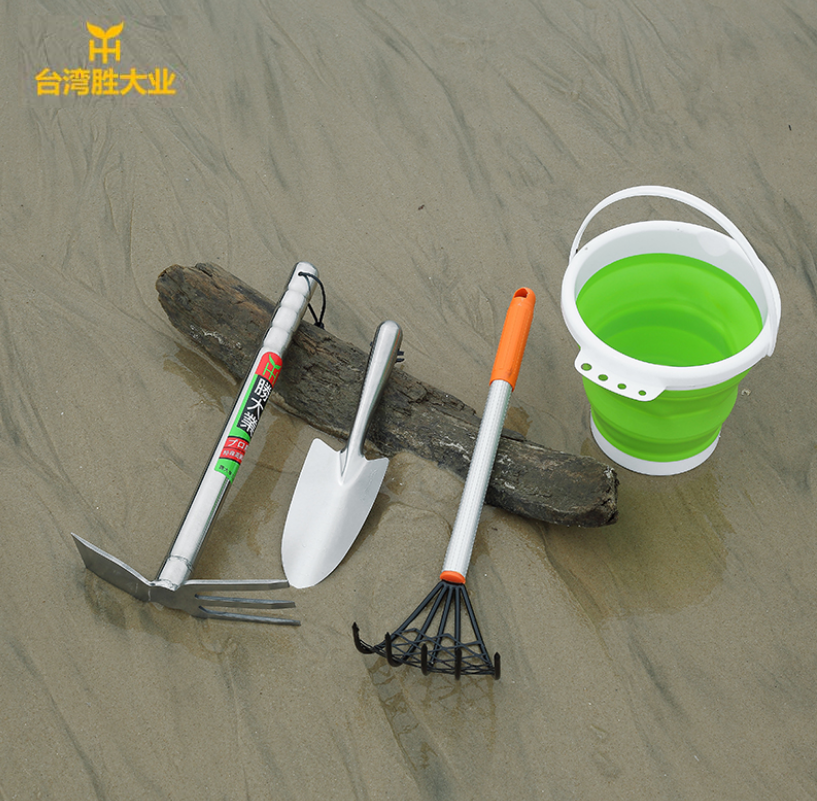 Beach sea rush tool set Digging shell steak shovel Clam rake digging oysters Special household steak crab clip