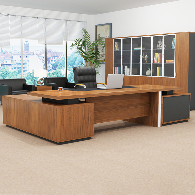 The Bernomer office furniture table and chairs boss table big class desk manager table manager table minimalist modern single desk