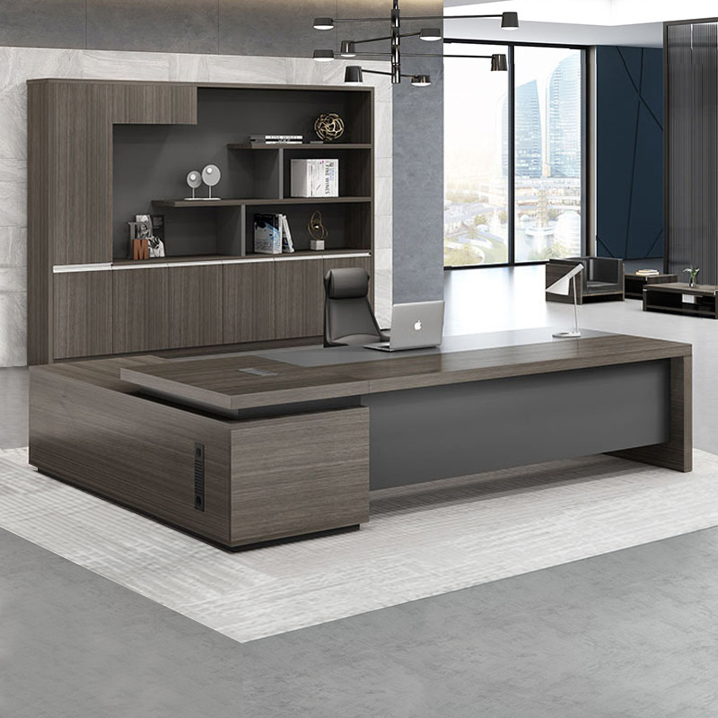 Minimalist Hyundai Boss Desk President Desk Fashion Atmosphere Manager Desk Desk Single Chairs Portfolio Big Bandae