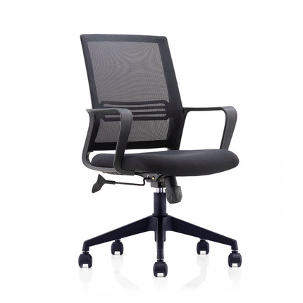 Shanghai office chair mesh rotary lift chair Simple bow-shaped durable ergonomic staff chair Conference computer chair