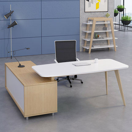 Bai Shepherd Desk Fashion Office Chairs Portfolio Owner Table Presidents Table Minimis Modern Manager Table Office Furniture