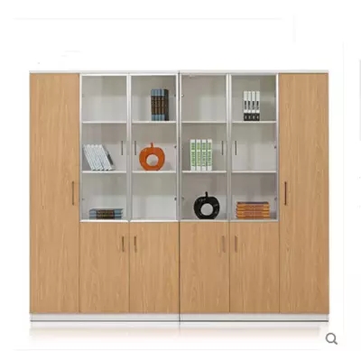 Bershepherd Office Furniture Cabinet Information Cabinet Glass Door Cabinet Manufacturer Direct Selling Plate Office Bookcase