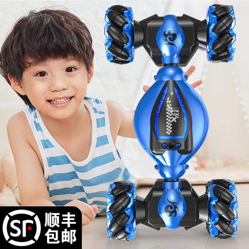Norbarman Gesture Sensing Stunt Twist Car Big Number Electric Remote Control Car Four-wheel Drive Drift Car Children Boy Toy