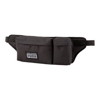 Puma crossbody bag, outdoor sports bag, mobile phone bag, functional style waist bag, black