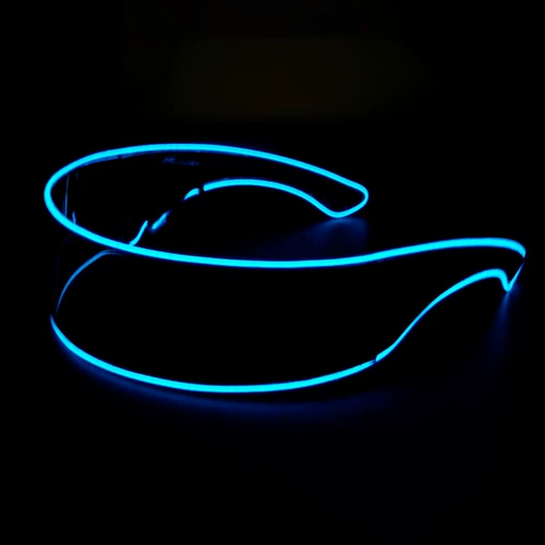 Cyberpunk Jumpy Glasses Future Technology Science Fantasy Light Glory Nightclub JK Photo Ins Tide Женский светодиод мужчина