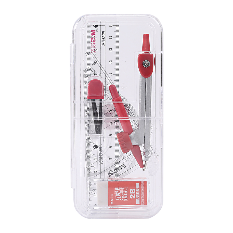 Morning light Kong temple praying for metal compasses suit compasses students use a sleeve ruler drawing to do picture cartographic examination multifunction compasses refill triangular plate teaching aid compasses knife