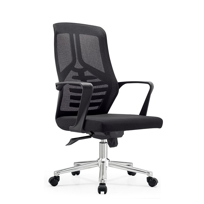 Bow chair middle class computer chair staff office chair conference chair dormitory home breathable mesh chair high back comfortable sedentary