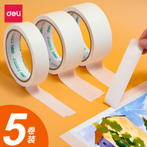 Derri texture paper no trace home decoration stickers art students special watercolor painting sketch art painting aesthetic paper tape wrinkle adhesive tape spray paint masking beauty seam
