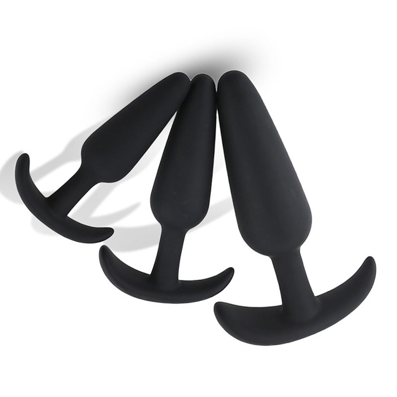 Silicone posterior anal plug for men and women to wear large and small anal plug sex products masturbation device for a long time