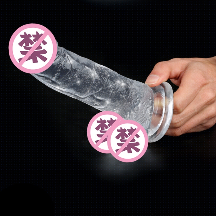 Sex stick transparent crystal simulation dildo dildo passion couple orgasm female masturbation device adult sex products