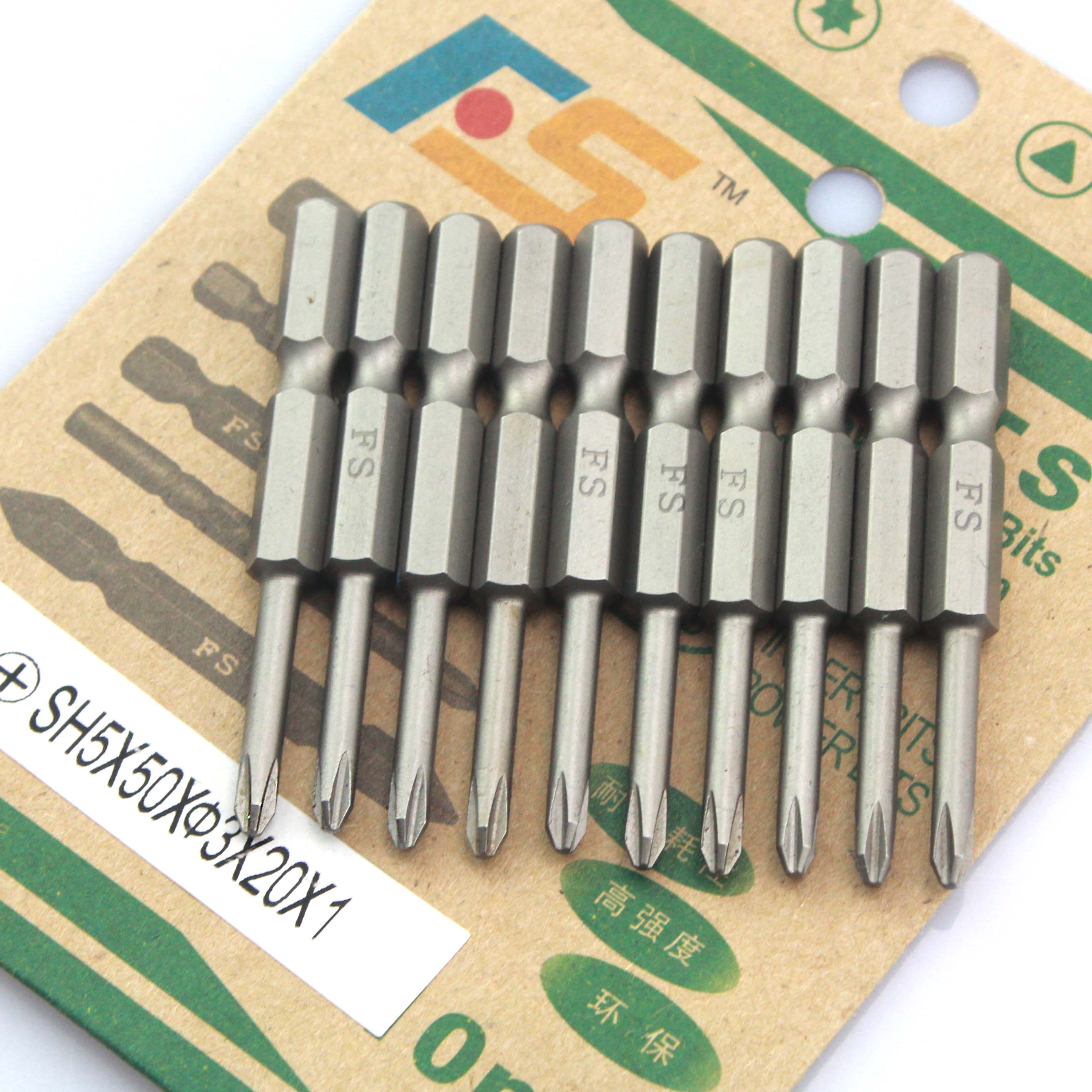 Taiwan FS Batch Head SH5 (5mm) single head cross matching Japanese electric screwdriver head 50-200mm whole package price