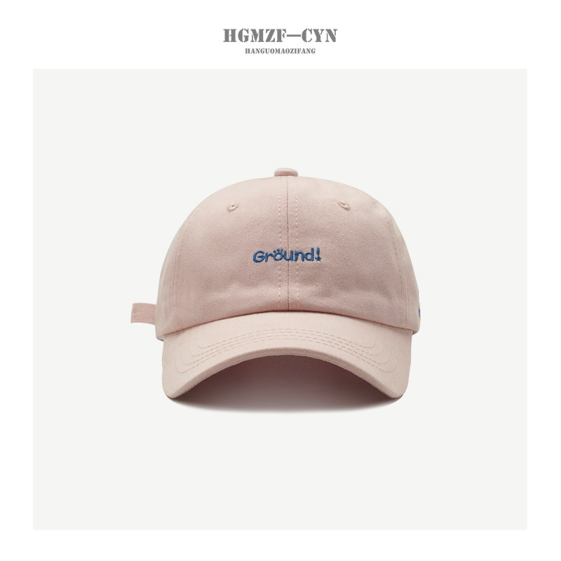 In spring and summer female spring and female alphabet travels baseball cap men and Korean version couple casual soft tops ducktongue cap