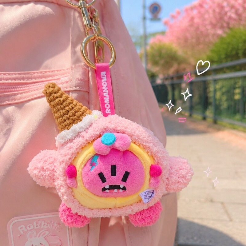 Kirby-Themed Crochet Headgear from the Jiongjiong Bun Shop, Wang Shutong Merchandise, Handmade Crochet Headgear Kirby-Themed Crochet Headgear from the Jiongjiong Bun Shop, Wang Shutong Merchandise, Handmade Crochet Headgear