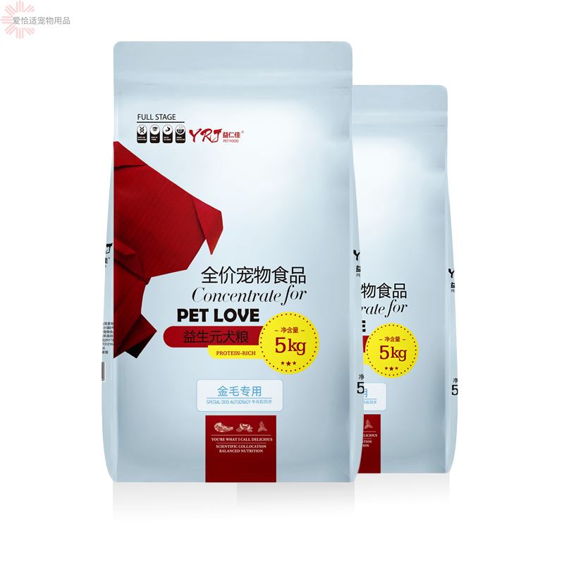 Golden Retriever special dog food 10kg20kg adult dog puppies large dog beauty hair calcium supplement natural food