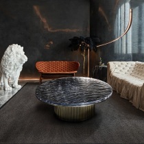 Bar round coffee table commercial decorative sculpture art model room designer sales office decoration creative table