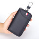 Genuine leather car key bag men's large-capacity multi-function waist hanging cowhide creative storage zipper lock key chain bag for women