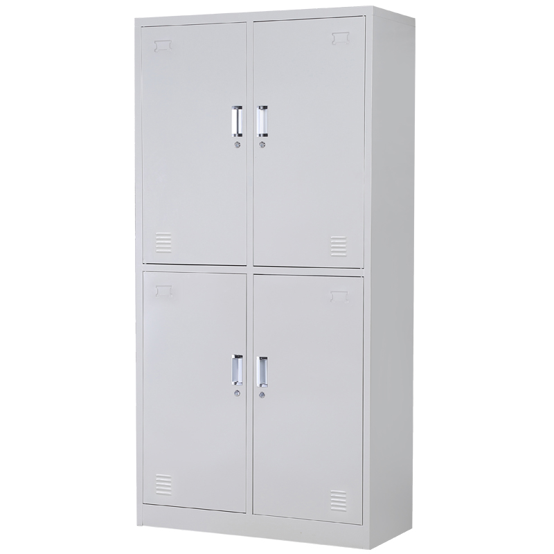 Yongge four-door wardrobe staff cabinet dormitory cabinet iron cabinet storage cabinet multi-door wardrobe bathroom wardrobe