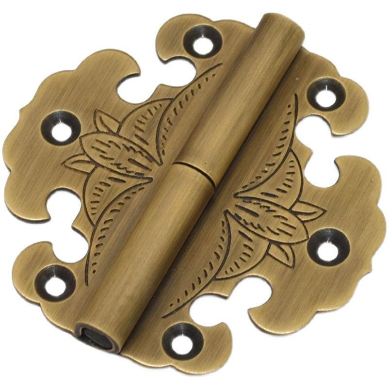 [USD 6.43] Solid Copper Antique Hinge Full Copper Door Hinge