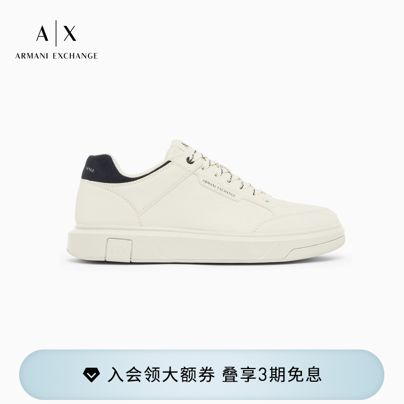 Armani Exchange/Armani's New Spring and Summer Men's Lace-Up Low-Top Casual Fashion Sneakers and Sports Shoes