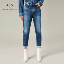 Armani Exchange Armani AX new winter loose jeans womens clothing 6GYJ16-Y2MHZ