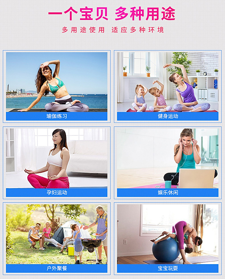 Miller micro-small siêu mỏng có thể gập lại 1mm thảm yoga cao su tự nhiên 4mm in thảm chống trượt dây kháng lực mini band