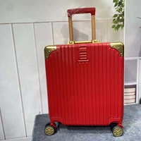 Алюминиевая рама, устойчивая к царапинам, с золотой окантовкой (свадебно-красный)