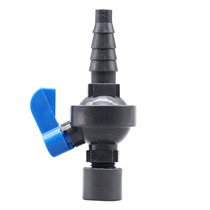 Factory direct sales sampling valve PVC plastic sampling valve blue handle acid and alkali resistant valve DN10