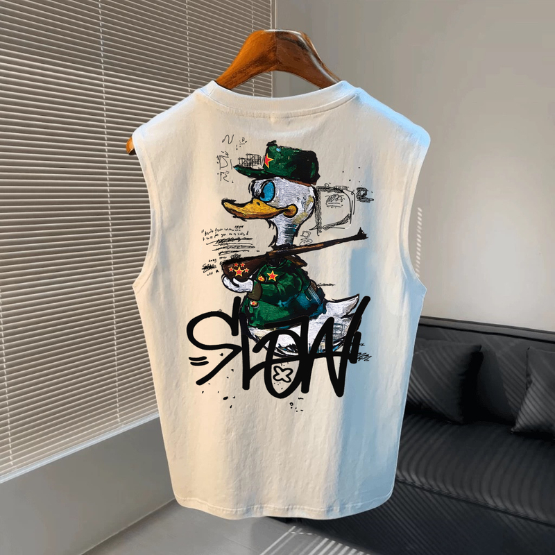 Outlet~ Brand Export Counter Clearance, Bargain Casual Sports Sleeveless T-Shirts, Men's and Women's Sports Vests