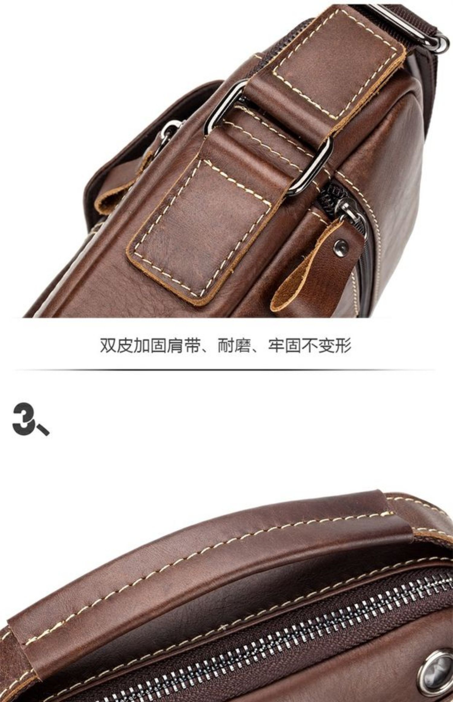 Túi đeo vai nam da sư tử nhỏ giản dị Túi da mini Messenger túi thể thao nam đa chức năng thời trang túi nhỏ - Túi của con người túi gucci nam