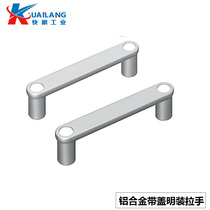 Aluminum alloy handle HHDG100 HHDGS100 exterior type handle with cover handle aluminum alloy profile handle